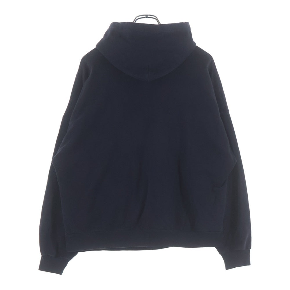 BALENCIAGA(バレンシアガ) 22SS College Wide Fit Hoodie フロントロゴスウェットフーディー ネイビー TLV90
