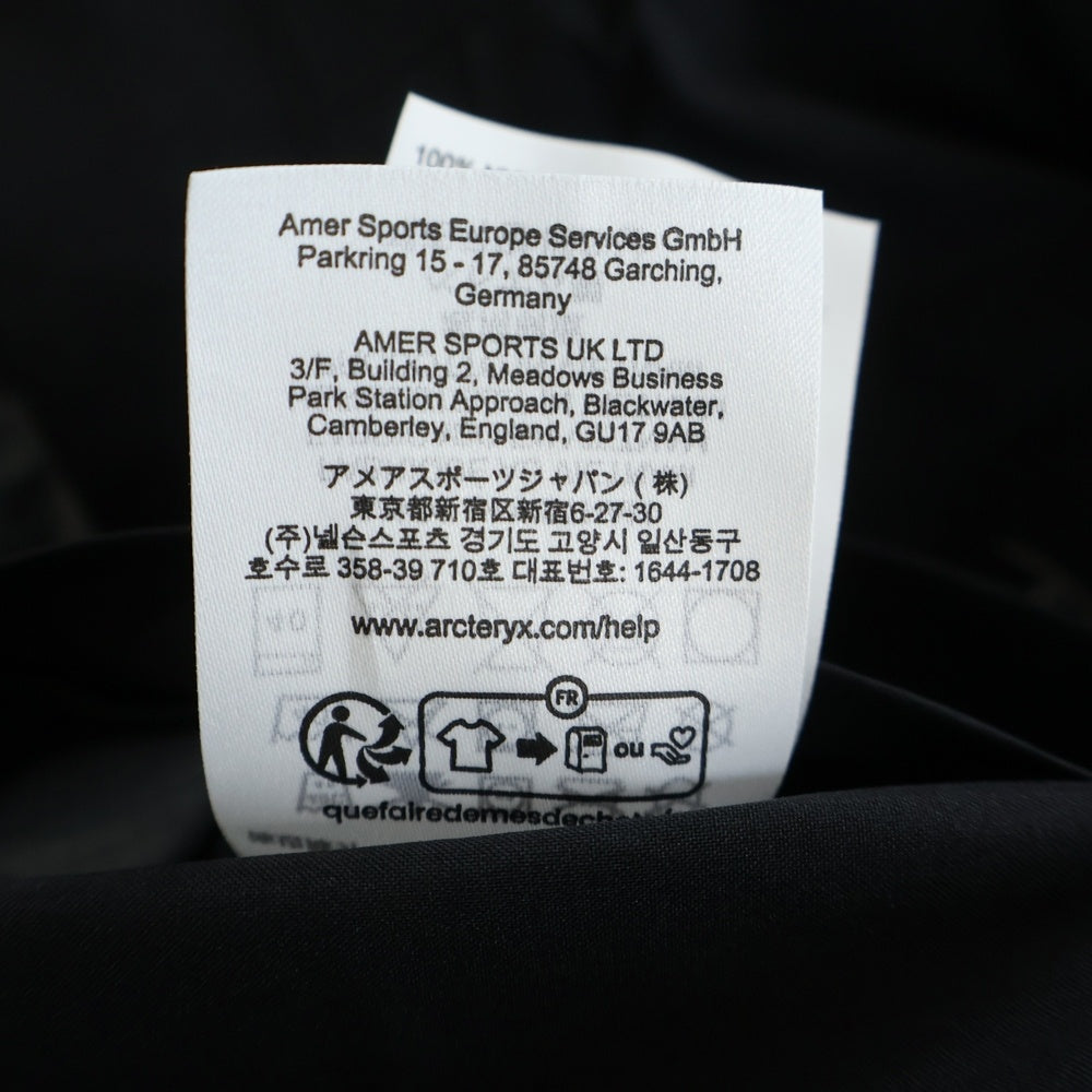 ARC'TERYX(アークテリクス) 26SS Therme Jacket GORE-TEX サーミー ジャケット ゴアテックス マウンテンパーカー フーディ ブラック X000010274