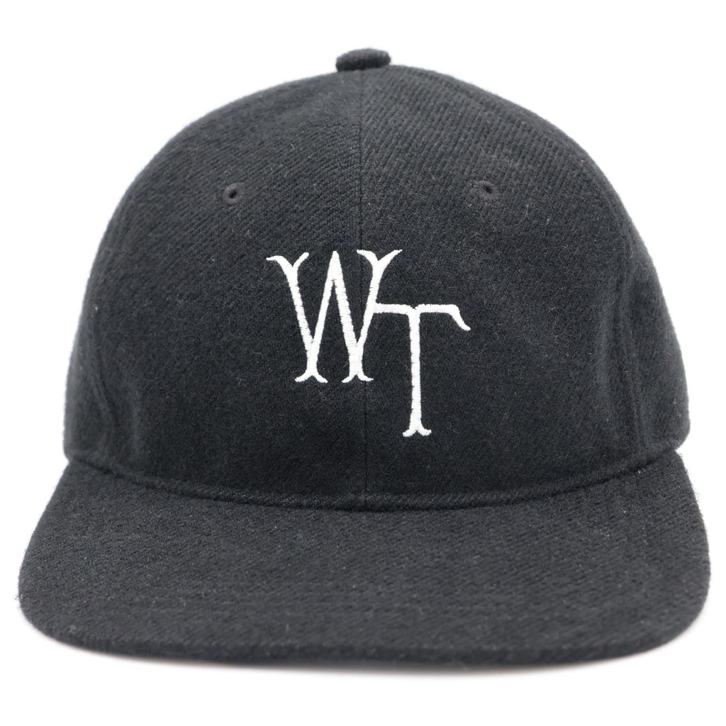 WTAPS(ダブルタップス) 24AW T-6H 03 CAP 242HCDT-HT12 刺繍ロゴ ポリツイルベースボールキャップ 帽子 ブラック