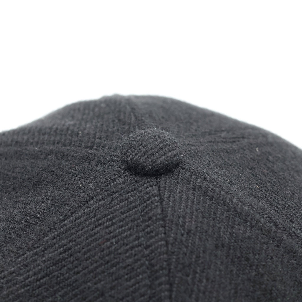 WTAPS(ダブルタップス) 24AW T-6H 03 CAP 242HCDT-HT12 刺繍ロゴ ポリツイルベースボールキャップ 帽子 ブラック