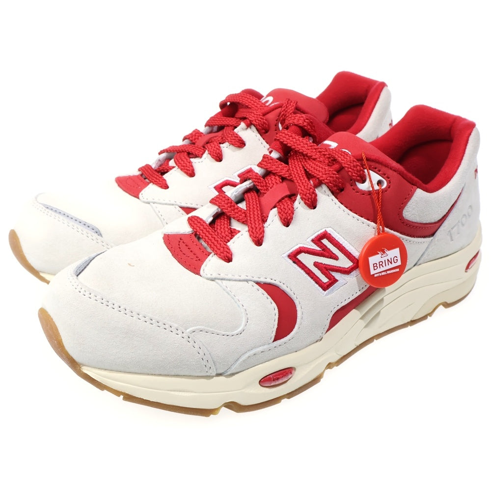 KITH(キス) 23AW ×NEW BALANCE NYC Toronto CM1700KM ニューバランス トロントオープン記念 ローカットスニーカー ベージュ/レッド US9/27cm
