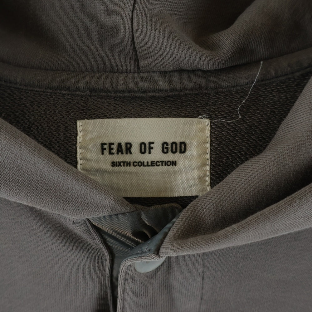 FEAR OF GOD(フィアオブゴッド) Sixth Collection Everyday Henley Hoodie ヘンリーネックプルオーバーパーカー