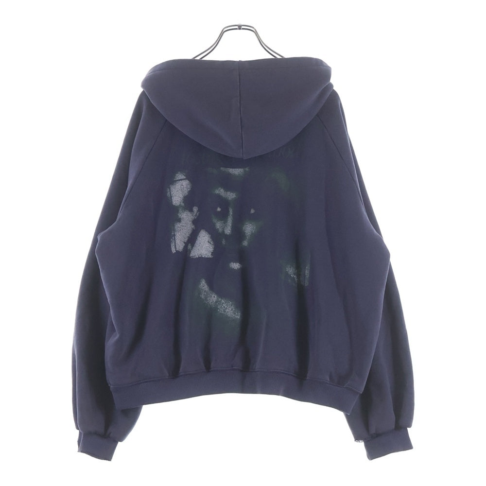 BASKETCASE GALLERY(バスケットケース ギャラリー) 26SS SIREN THERWNAL LINED ZIP UP ジップアップフーディー パープル