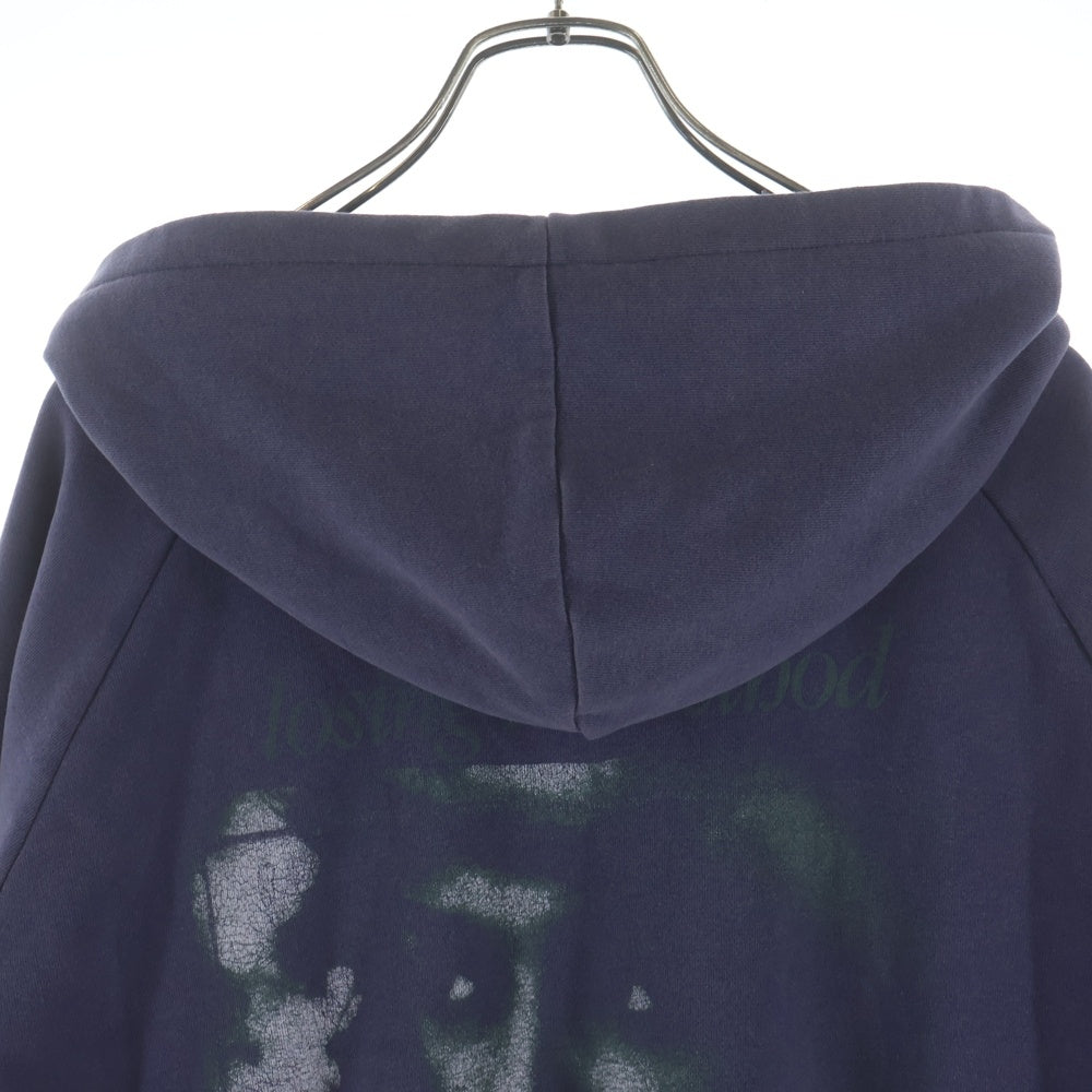 BASKETCASE GALLERY(バスケットケース ギャラリー) 26SS SIREN THERWNAL LINED ZIP UP ジップアップフーディー パープル