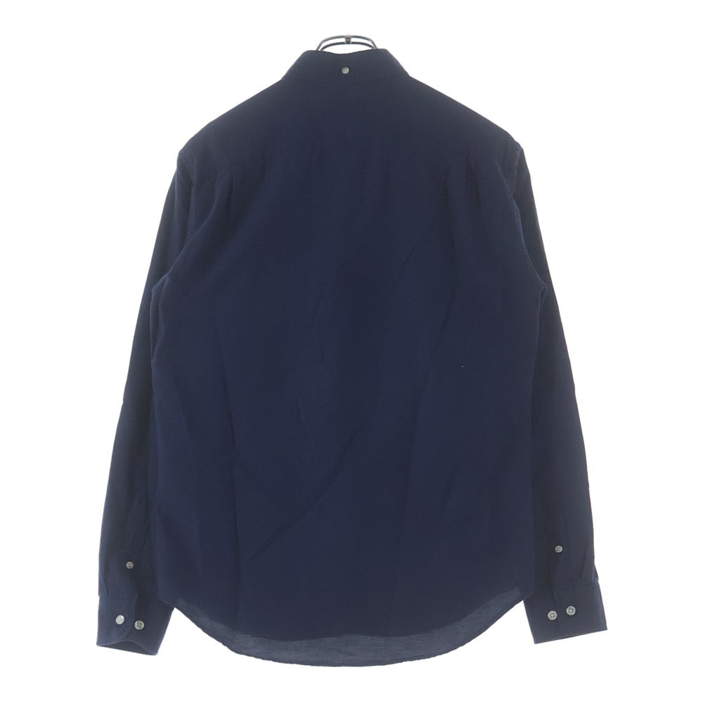 SUPREME(シュプリーム) 24SS LOOSE FIT FLANNNEL OXFORD SHIRT ルーズフィットフランネル オックスフォード 長袖コットンシャツ ネイビー