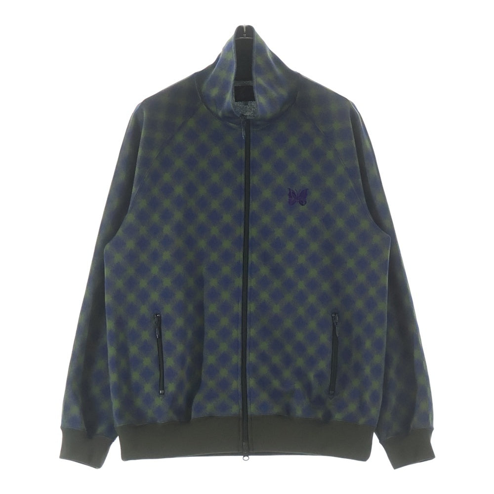 Needles(ニードルス) 22AW Track Jacket-Poly Jq ロゴ刺繍 トラックジャケット グリーン LQ224