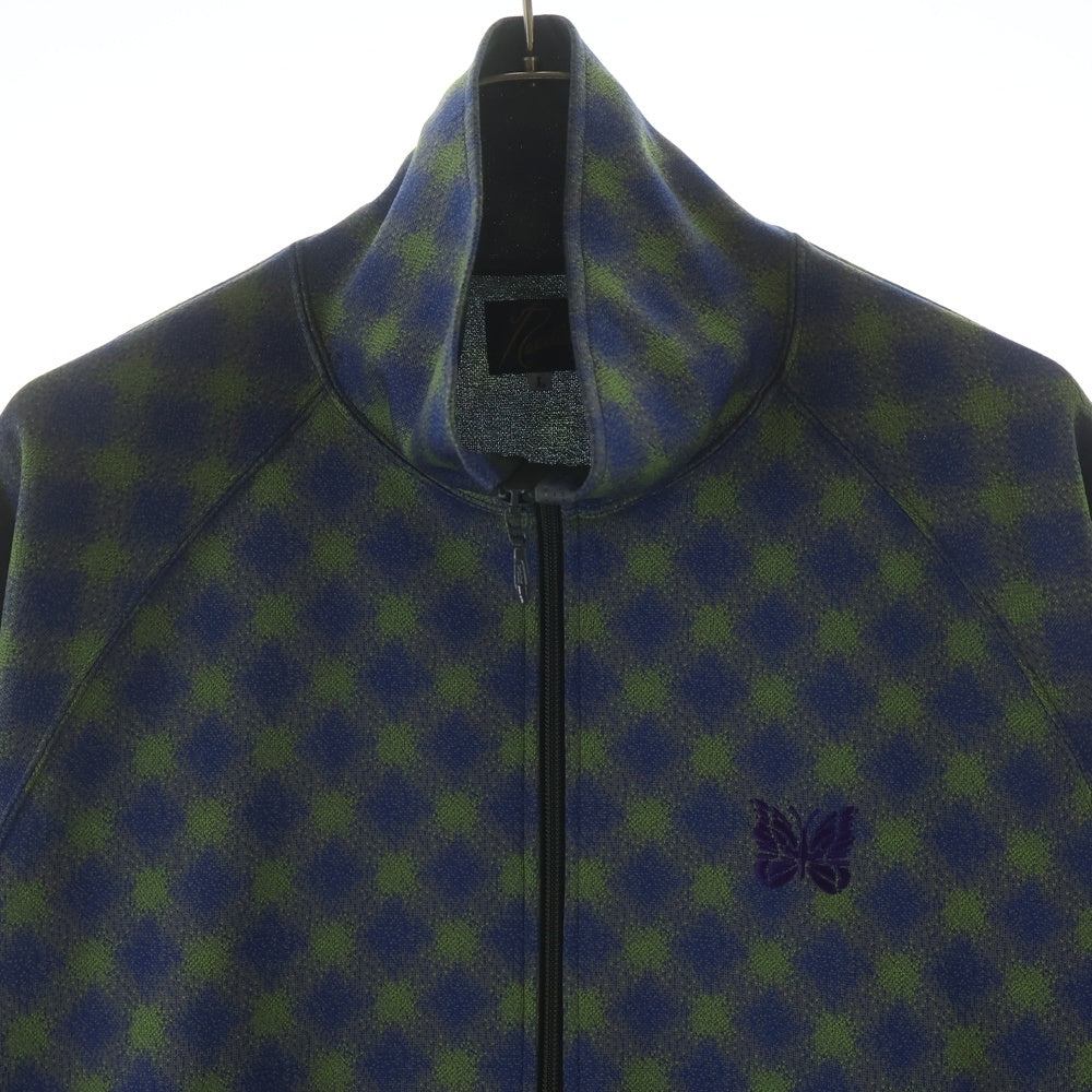 Needles(ニードルス) 22AW Track Jacket-Poly Jq ロゴ刺繍 トラックジャケット グリーン LQ224