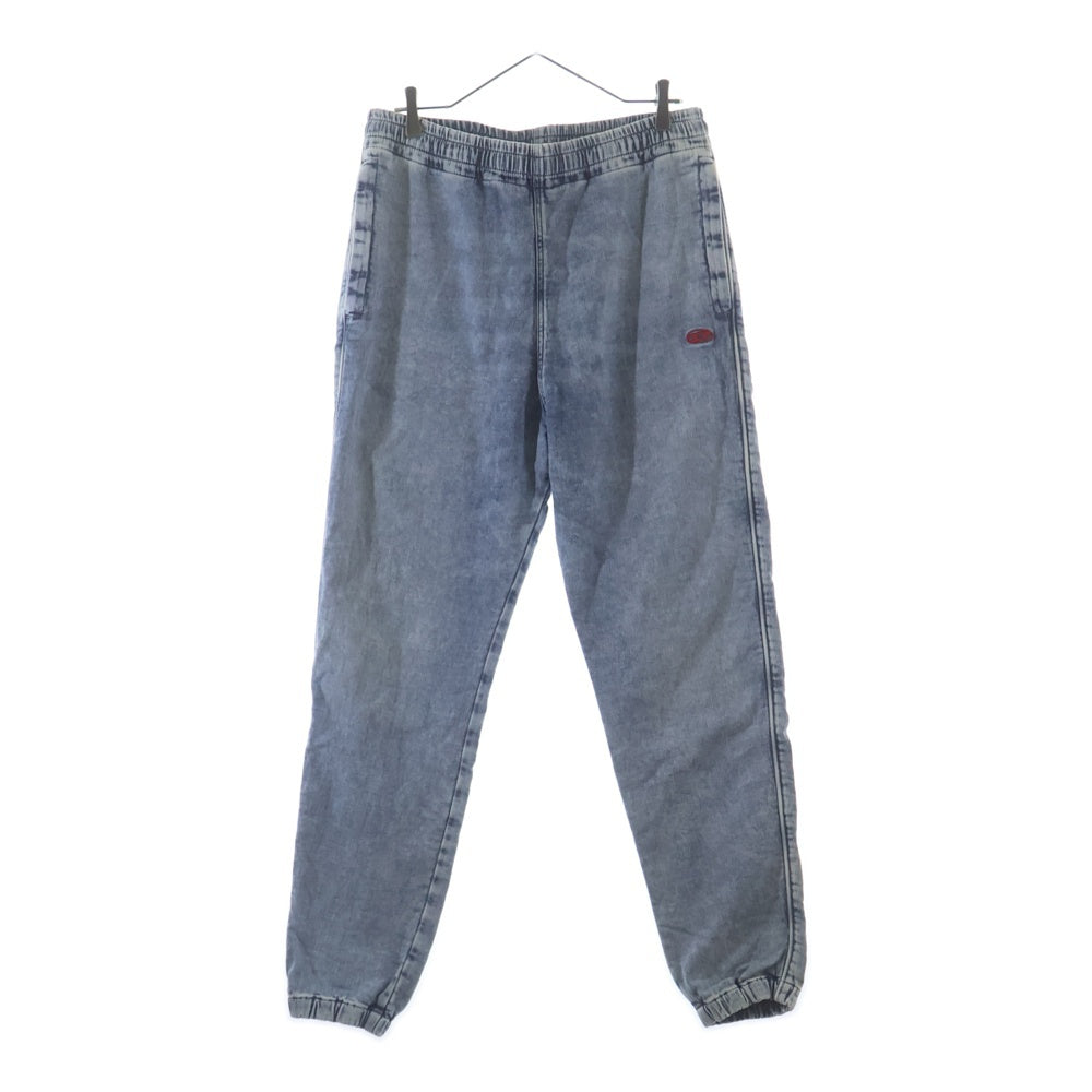DIESEL(ディーゼル) 24AW Tapered D-Lab Track Denim ウォッシュ加工 ジョグデニムパンツ トラックパンツ インディゴ 068LU