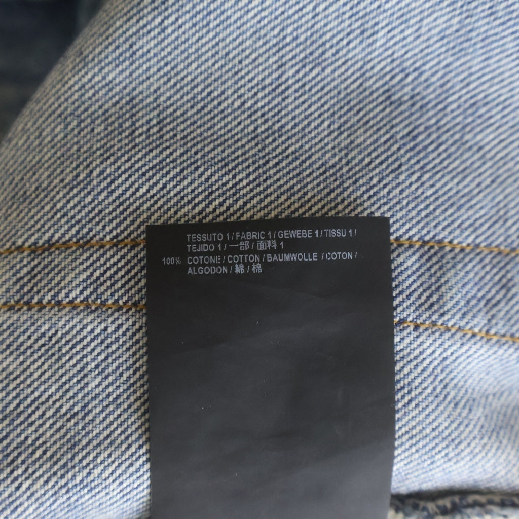 BALENCIAGA(バレンシアガ) 18SS Destroyed Boots Cut Long Denim Pants 536158 デストロイド加工 ブーツカット ロング デニムパンツ ジーンズ インディゴ