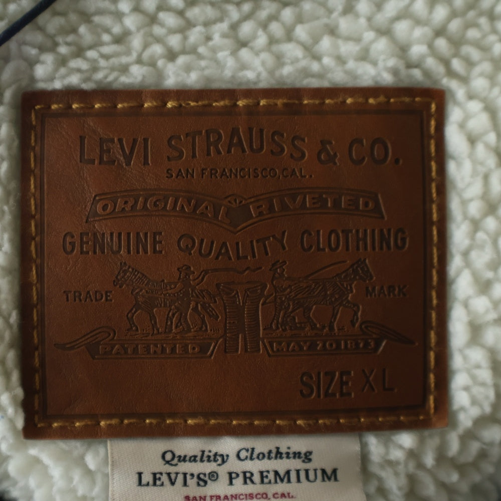 Levi's(リーバイス) type1 ファースト シェルパトラッカージャケット ボアデニムジャケット インディゴ S110784 NXVN