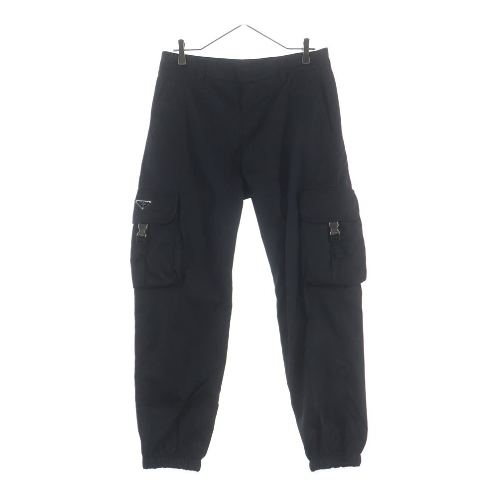 PRADA(プラダ) Re-Nylon Cargo Pants リナイロン トライアングルロゴ カーゴパンツ ブラック SPH130 S211 1WQ8