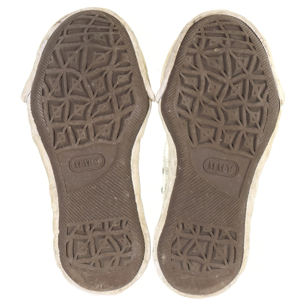 MIHARA YASUHIRO(ミハラヤスヒロ) PETERSON 23 OG Sole Cracking LT Low-top Sneaker ピーターソン23 クラックレザー ローカット シルバー/ホワイト A12FW708