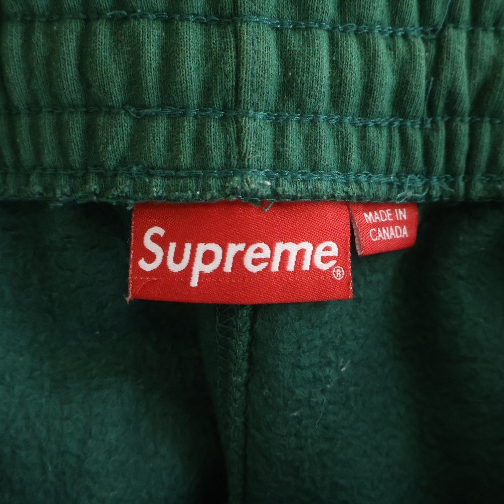 SUPREME(シュプリーム) 22AW S Logo Sweat Pants エンブロイダリーロゴ スウェットパンツ グリーン