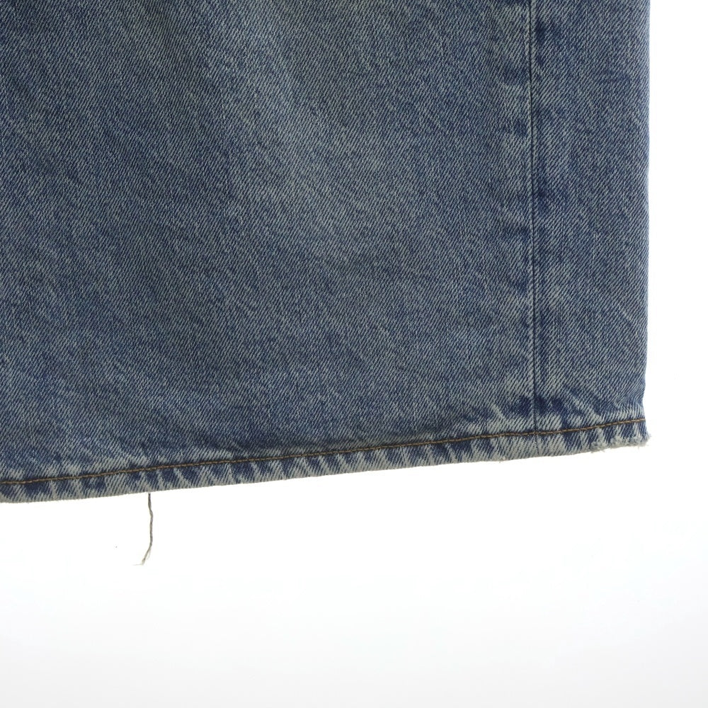 Acne Studios(アクネ ストゥディオズ) SUPER BAGGY FIT JEANSダメージ加工 ワイドバギーデニムパンツ インディゴ C00054