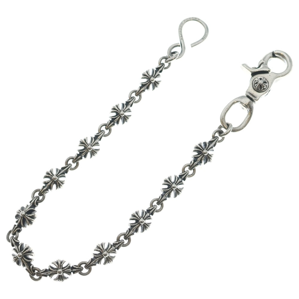 CHROME HEARTS(クロムハーツ) 4C CROSS SHORT-S 1クリップカットアウトCHプラス ウォレットチェーン シルバー
