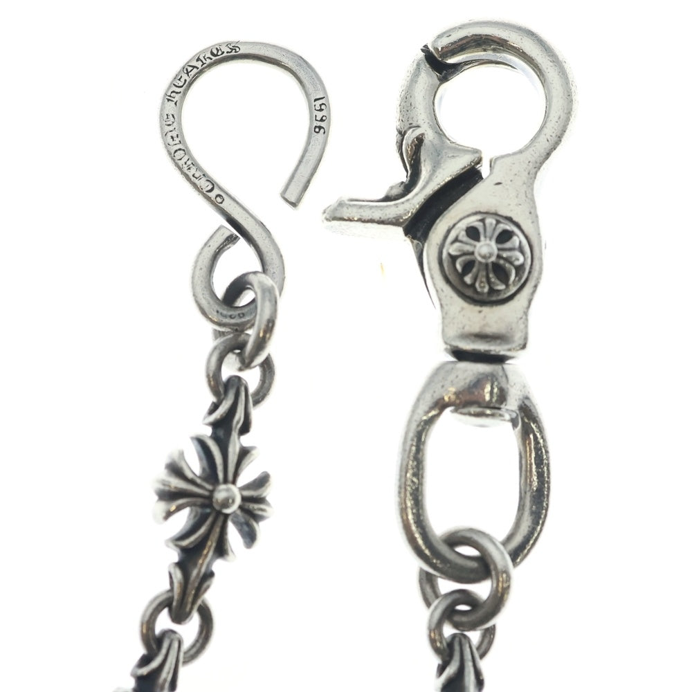CHROME HEARTS(クロムハーツ) 4C CROSS SHORT-S 1クリップカットアウトCHプラス ウォレットチェーン シルバー
