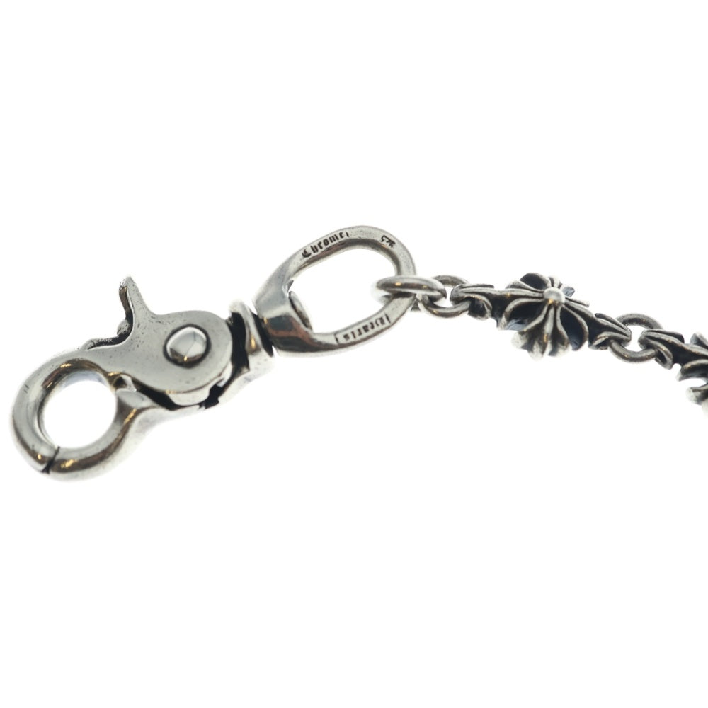 CHROME HEARTS(クロムハーツ) 4C CROSS SHORT-S 1クリップカットアウトCHプラス ウォレットチェーン シルバー