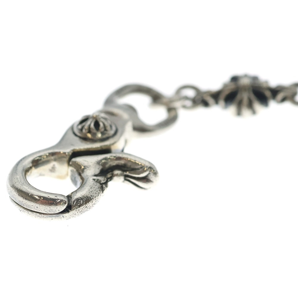 CHROME HEARTS(クロムハーツ) 4C CROSS SHORT-S 1クリップカットアウトCHプラス ウォレットチェーン シルバー