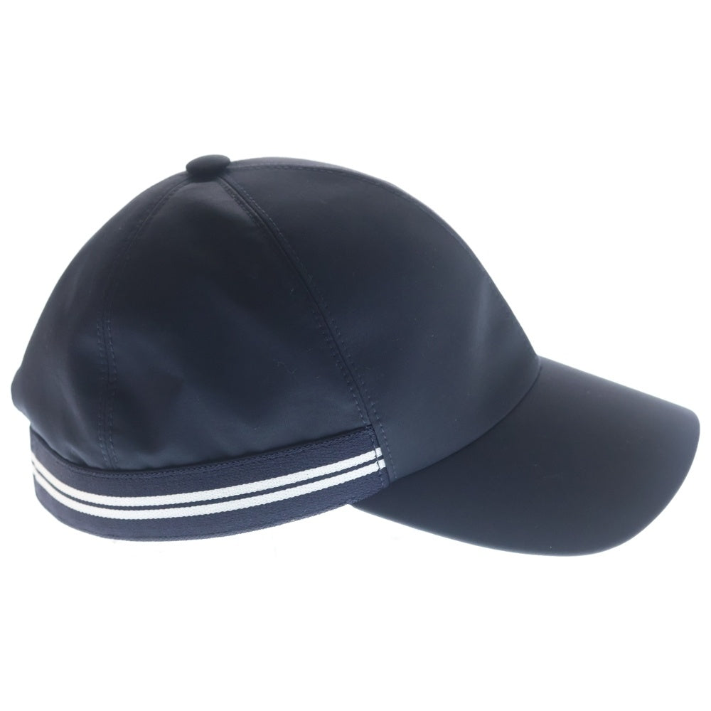 HERMES(エルメス) Riley Sport Cap ライリー スポーツ ナイロンベースボールキャップ 帽子 ネイビー