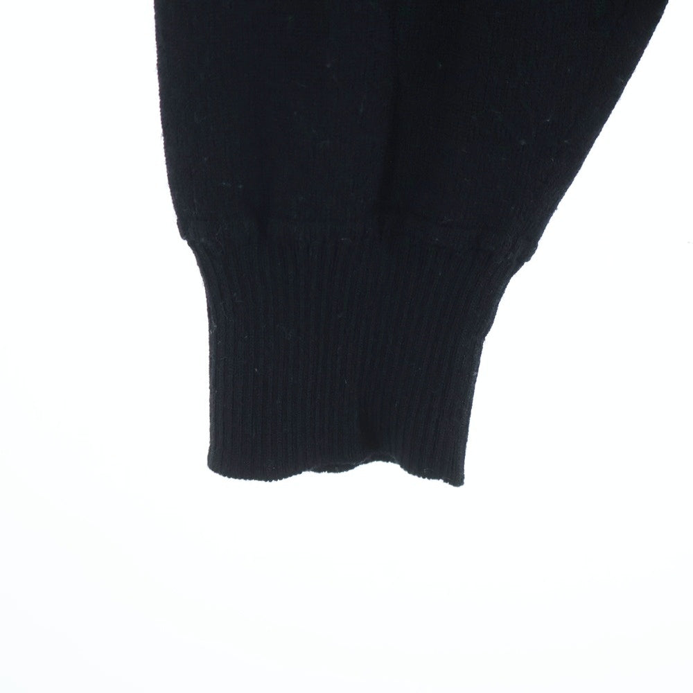 STONE ISLAND(ストーンアイランド) 20AW Wool Turtleneck 7315528C4 袖パッチロゴ刺繍 ハイネック タートルネック長袖ニットセーター ブラック