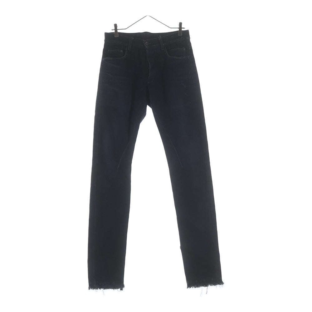 Rick Owens DRKSHDW(リックオウエンス ダークシャドウ) 07AW Olmar and Mirta Dust Denim Jeans デトロイトカット ブーツカット デニムパンツ ブラック DU 7353