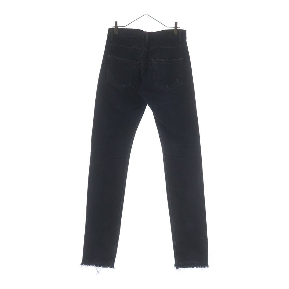 Rick Owens DRKSHDW(リックオウエンス ダークシャドウ) 07AW Olmar and Mirta Dust Denim Jeans デトロイトカット ブーツカット デニムパンツ ブラック DU 7353