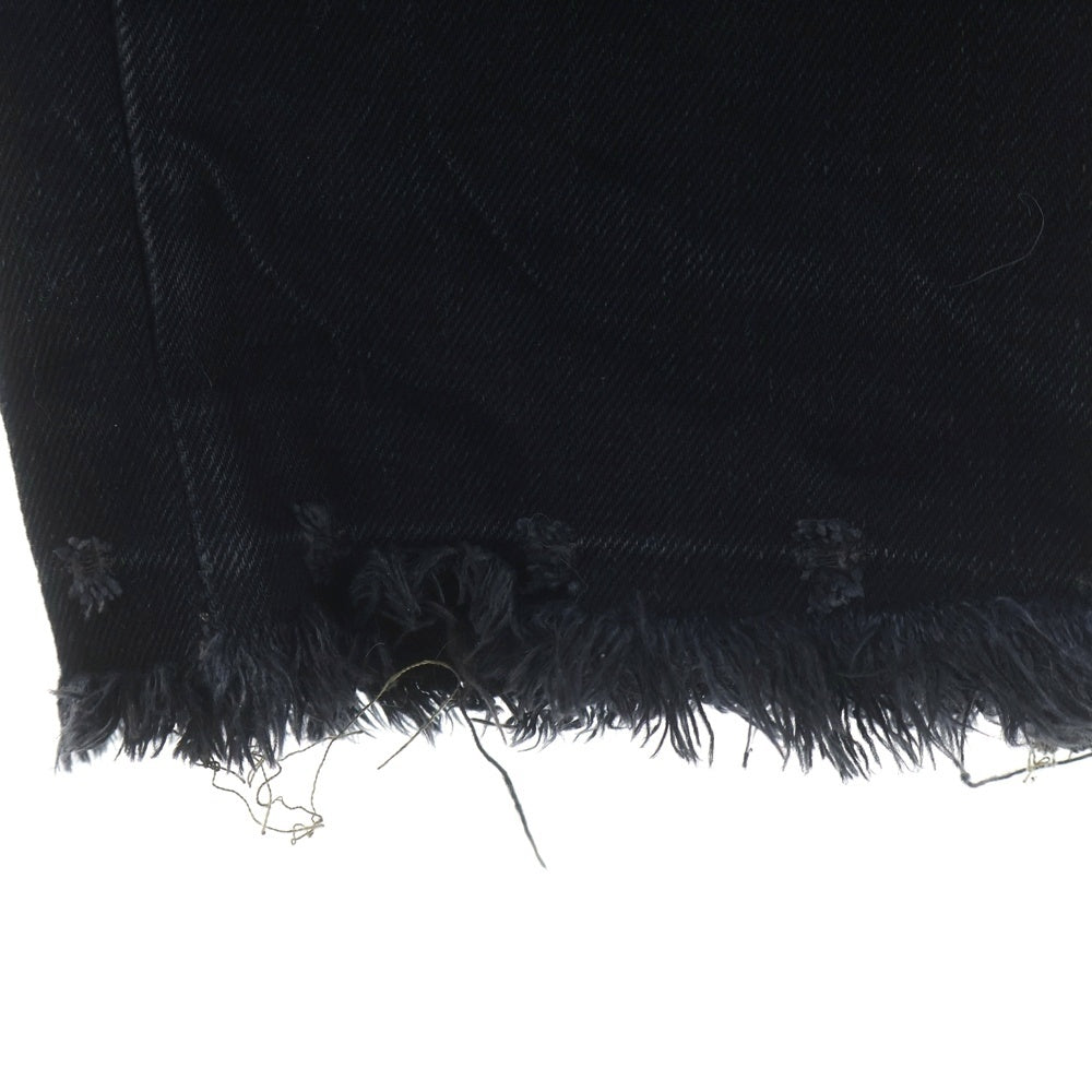 Rick Owens DRKSHDW(リックオウエンス ダークシャドウ) 07AW Olmar and Mirta Dust Denim Jeans デトロイトカット ブーツカット デニムパンツ ブラック DU 7353