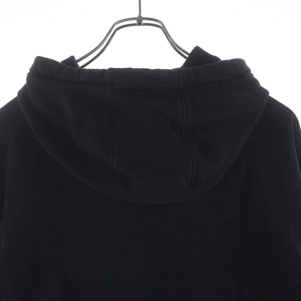 STONE ISLAND(ストーンアイランド) 21AW BRUSHED COTTON FLEECE HOODIE 751564120 ブラッシュド コットンフリース プルオーバーパーカー フーディ ブラック