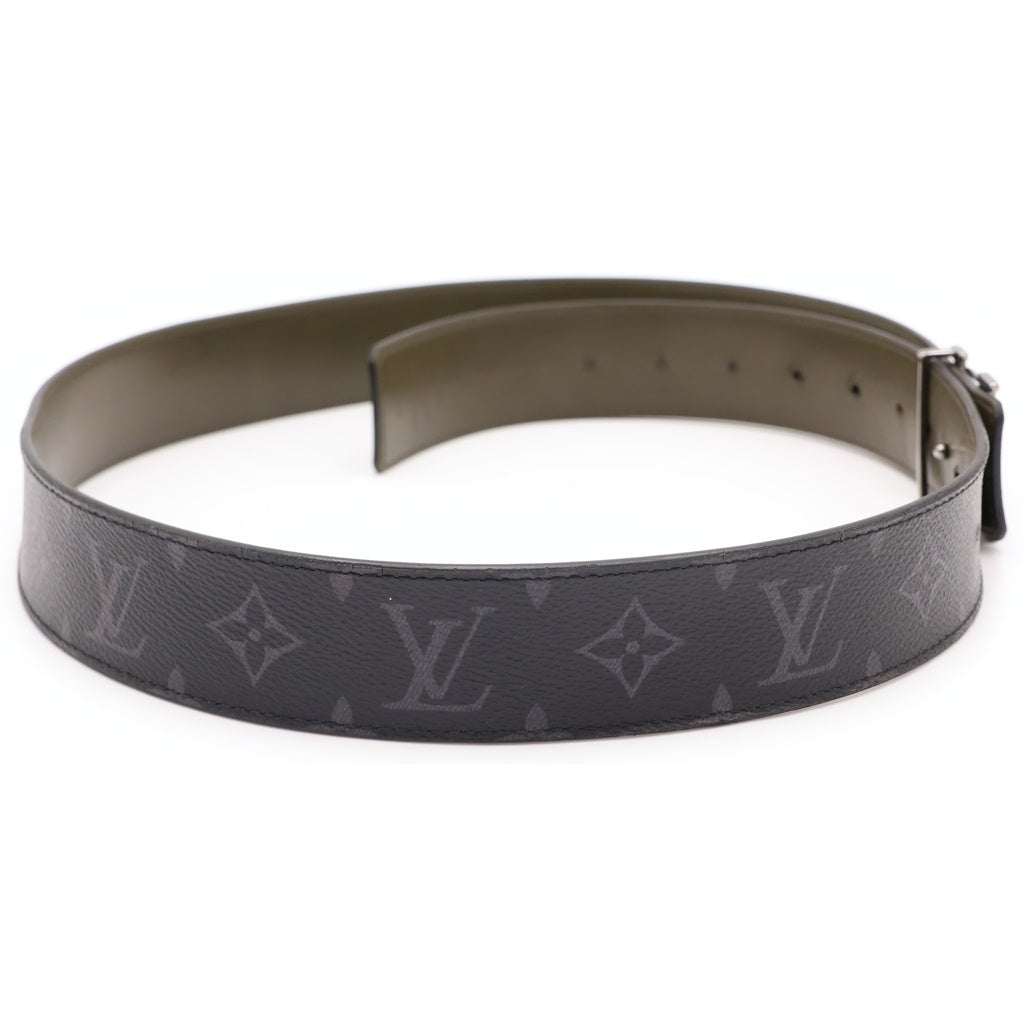 LOUIS VUITTON(ルイヴィトン) LV ライン リバーシブル モノグラム エクリプス ベルト ブラックカーキ M0252