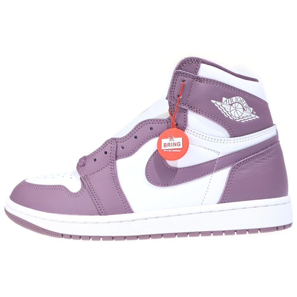 NIKE(ナイキ) AIR JORDAN 1 RETRO HIGH OG MAUVE エアジョーダン 1 レトロ モーブ ハイカットスニーカー ホワイト/ピンク US10.5/28.5cm DZ5485-105