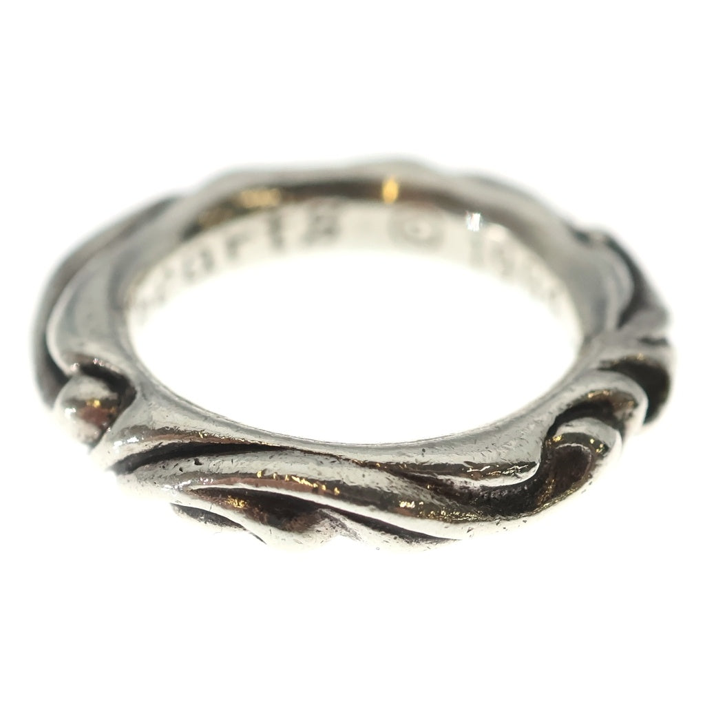CHROME HEARTS(クロムハーツ) SCRL BAND スクロールバンド リング シルバー BCA351