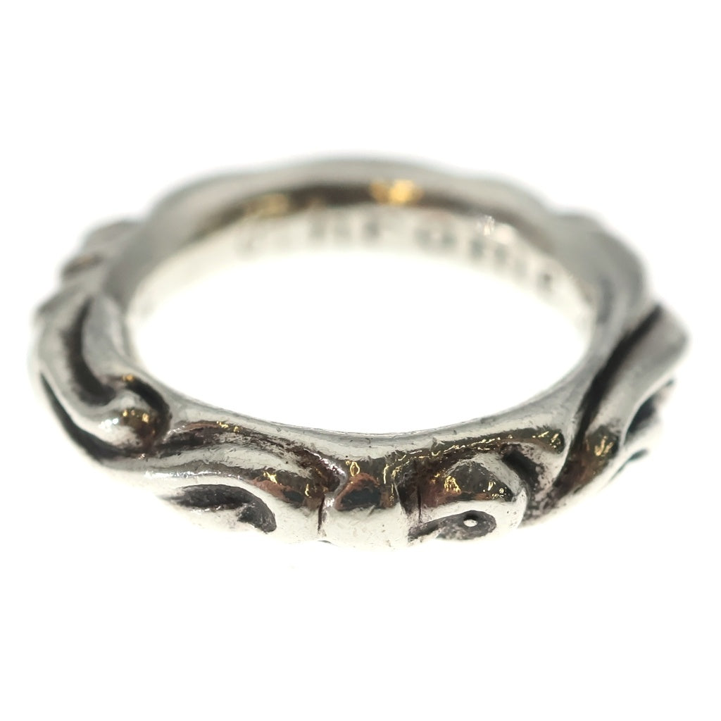 CHROME HEARTS(クロムハーツ) SCRL BAND スクロールバンド リング シルバー BCA351