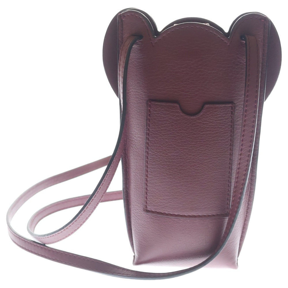 LOEWE(ロエベ) Elephant Pocket Crossbody Bag C623B02X04 ポケット クロスボディバッグ ショルダーバッグ ボルドー レディース