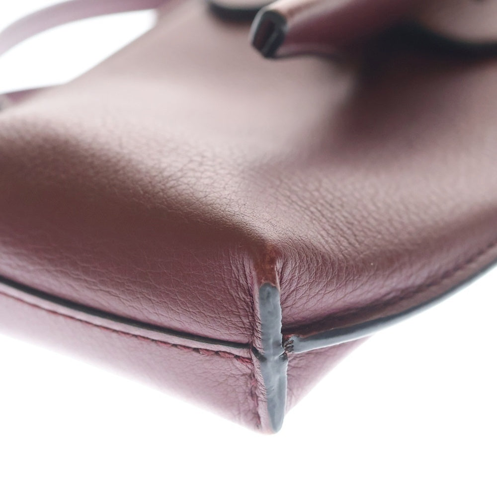 LOEWE(ロエベ) Elephant Pocket Crossbody Bag C623B02X04 ポケット クロスボディバッグ ショルダーバッグ ボルドー レディース