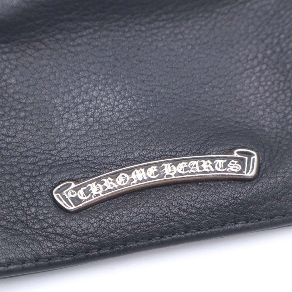CHROME HEARTS(クロムハーツ) ZPR CHNG PURSE チェンジパース クロスパッチダガージップコインケース ブラック