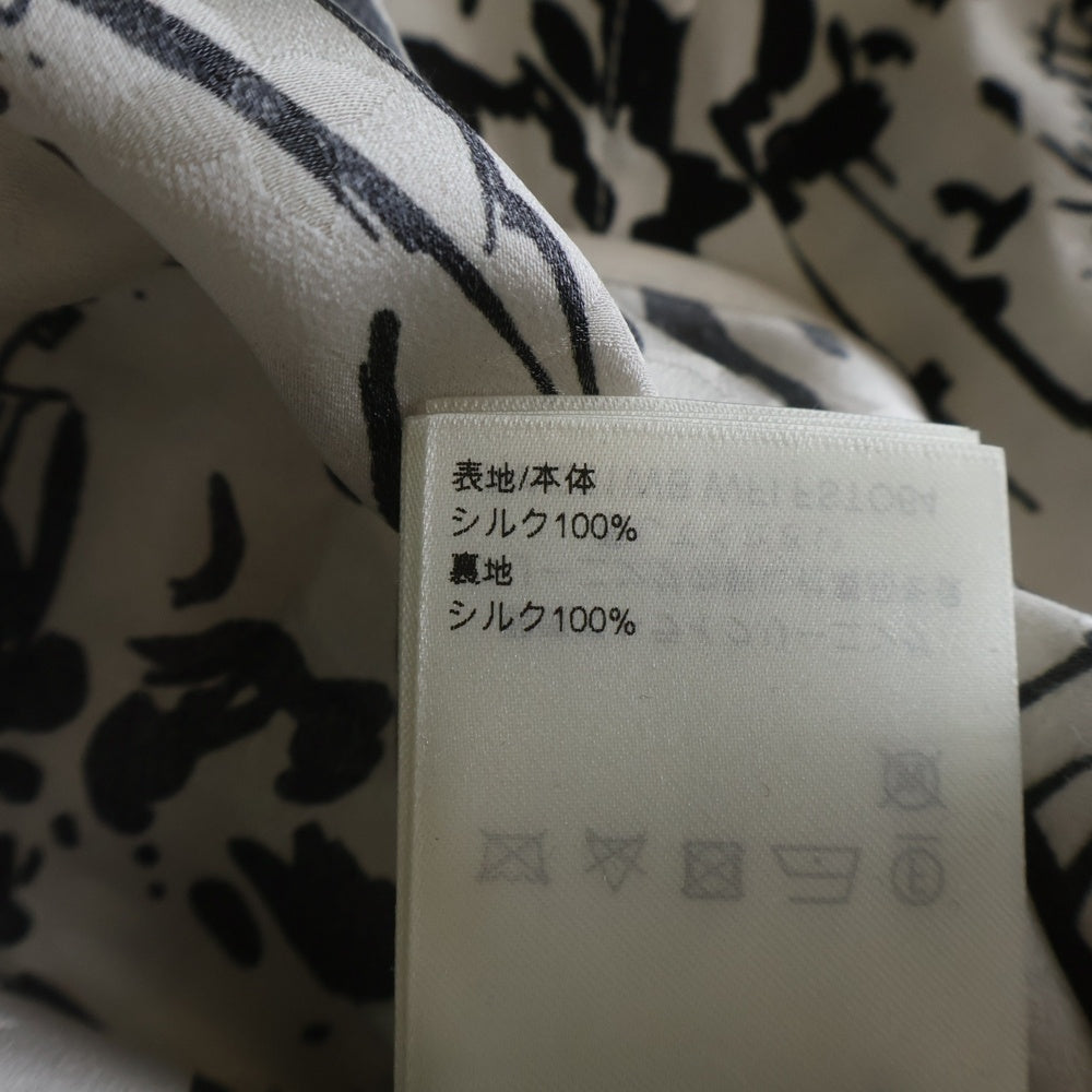 LOUIS VUITTON(ルイヴィトン) 25SS ツリーシルクテーラード長袖シャツ ホワイト RW251WB WFI FSTO64