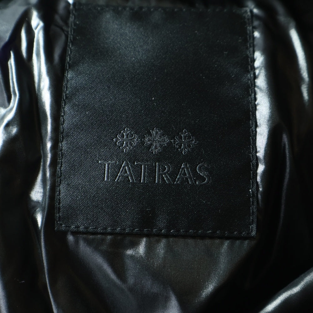 TATRAS(タトラス) 23AW BELBO DOWN JACKET ベルボ ダウンジャケット フーディー ブラック MTAT23A4562-D