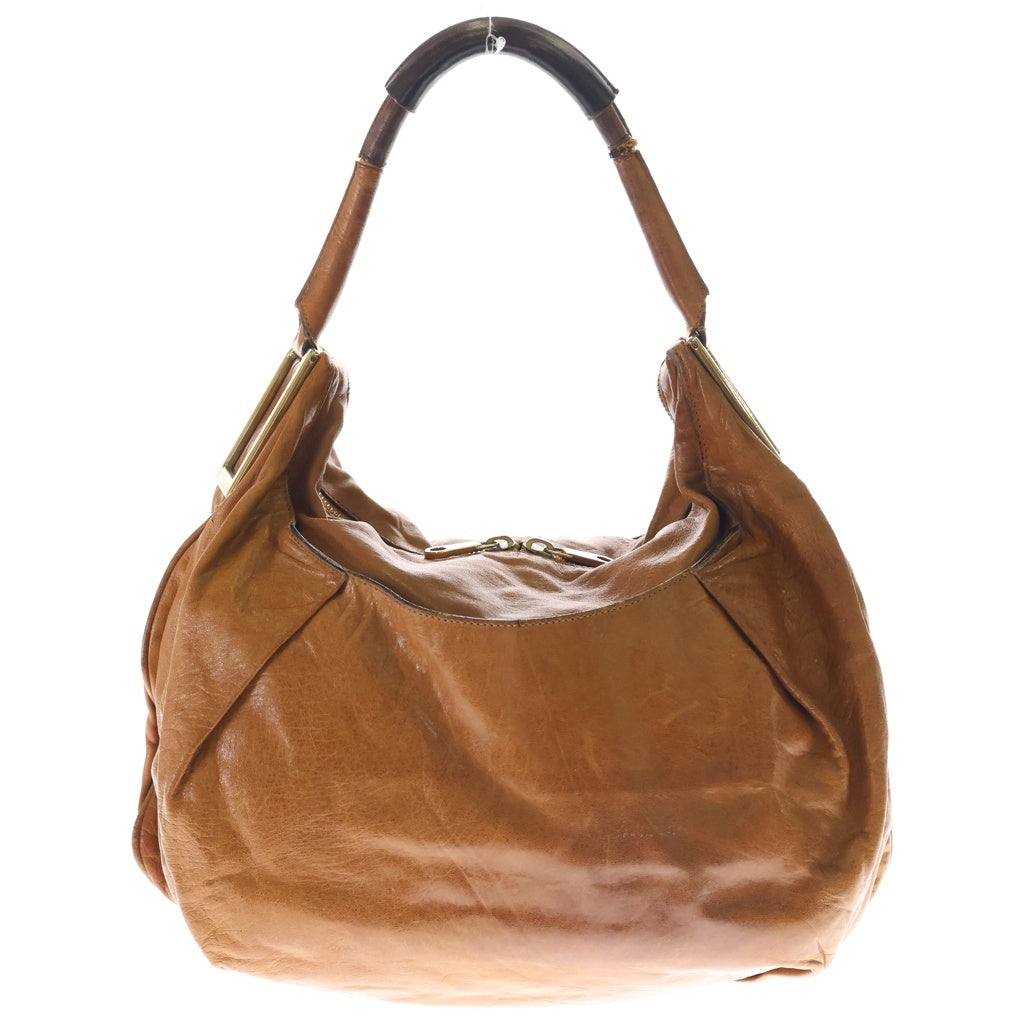 Chloe(クロエ) ワンハンドル ホーボー レザー ハンドバッグ ブラウン レディース