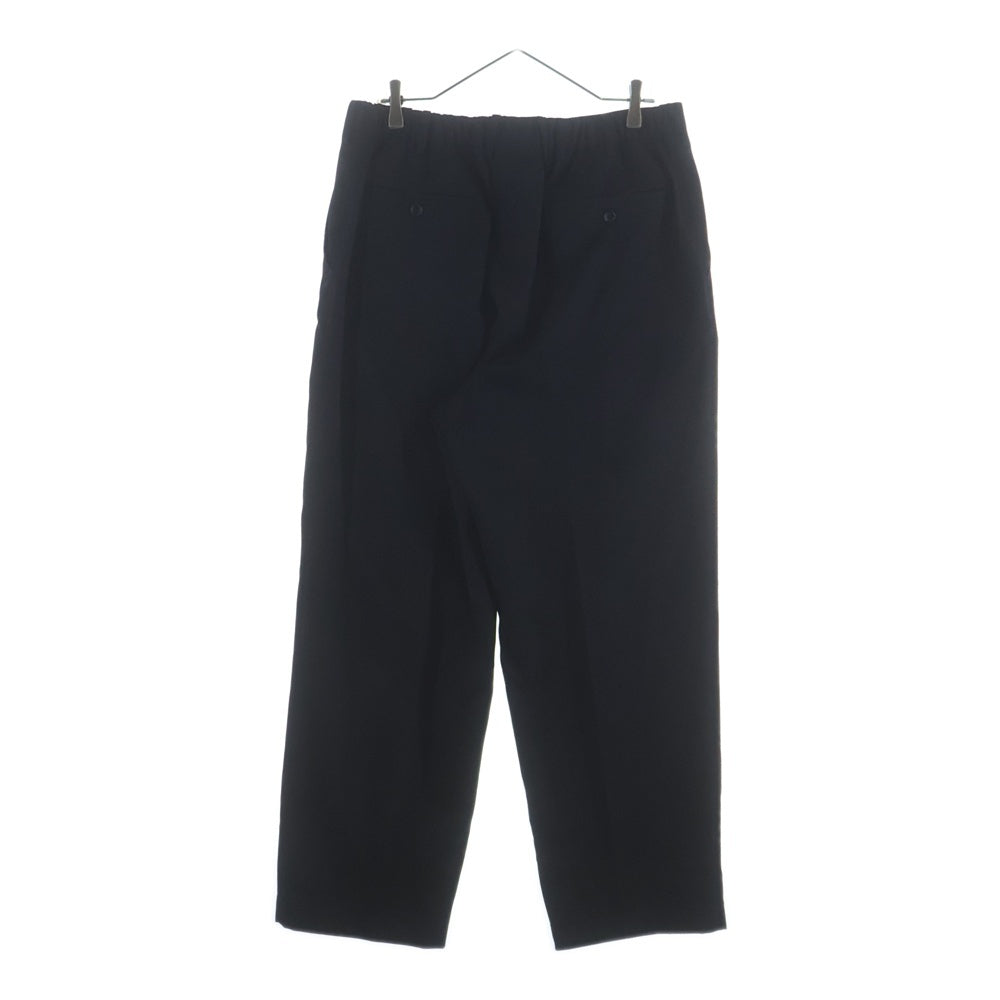 Graphpaper(グラフペーパー) Scale Off Wool Tapered Trousers スケールオフウール テーパード トラウザーパンツ ブラック GM241-40170B