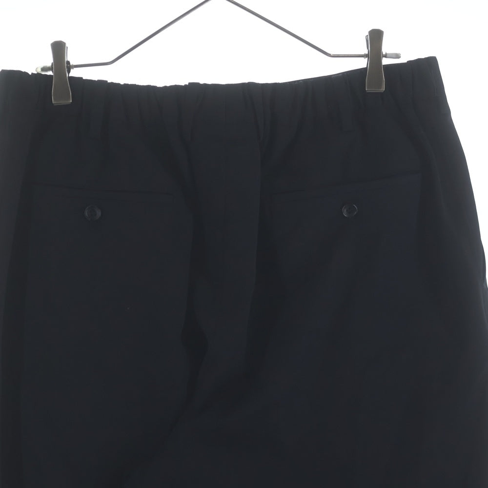 Graphpaper(グラフペーパー) Scale Off Wool Tapered Trousers スケールオフウール テーパード トラウザーパンツ ブラック GM241-40170B