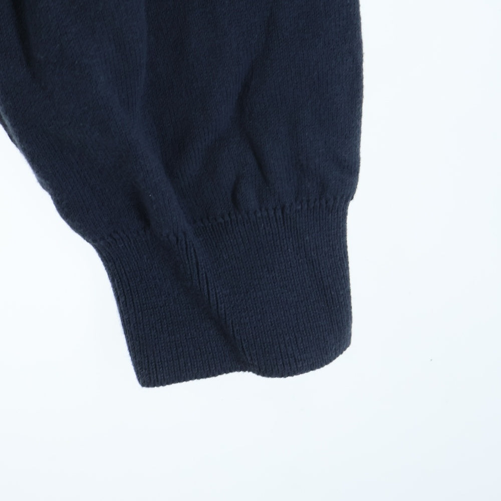 LOUIS VUITTON(ルイヴィトン) 24SS グラディエントモノグラム クルーネック長袖ニットセーター ネイビー RM241Q USO HQN42W