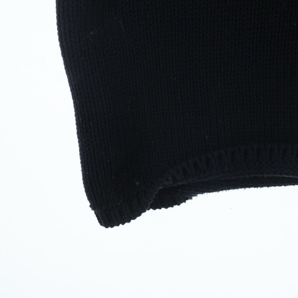 COMME des GARCONS HOMME PLUS(コムデギャルソンオムプリュス) Flower Embroidery Knit Vest PI-N008 フロントフラワー刺繍 ニットベスト ブラック