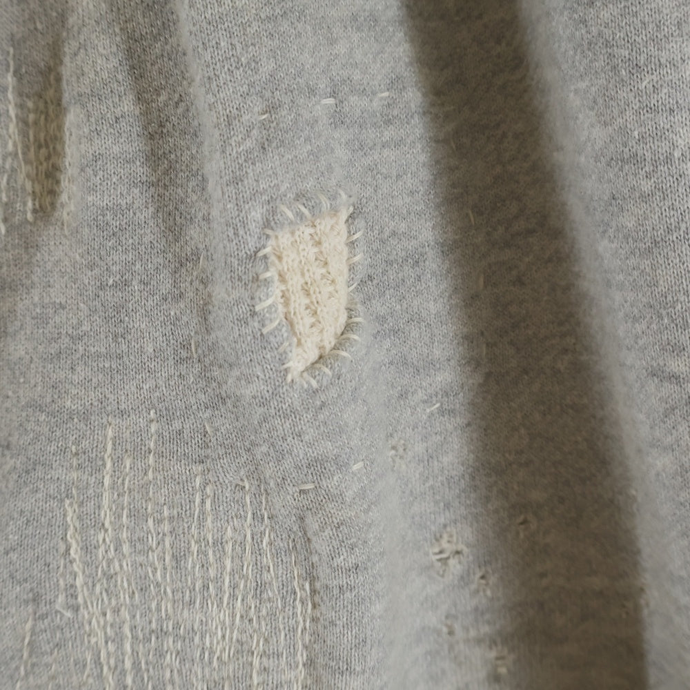 SAINT MICHAEL(セントマイケル) DOUBLE FACE SWEAT PANTS ダブルフェイス スウェットパンツ グレー SM-HR1-0000-065