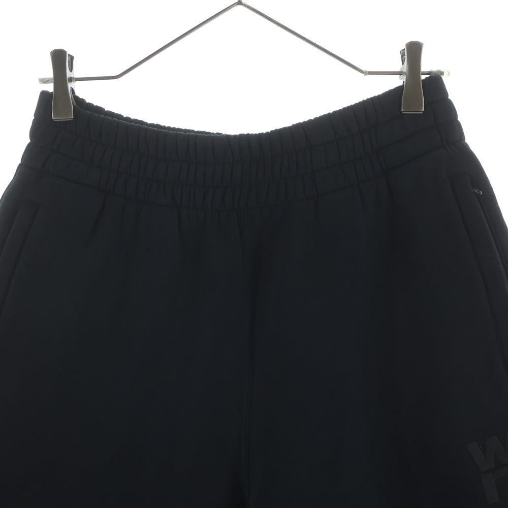 ALEXANDER WANG(アレキサンダーワン) ESSENTIAL TERRY CLASSIC SWEATPANT ロゴ スウェットパンツ ブラック 4CC3244399