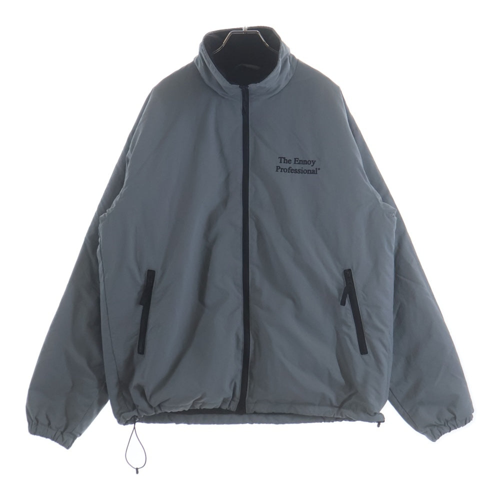 The Ennoy Professional(エンノイプロフェッショナル) 23AW Nylon Padded Jaketナイロンパデッドジップアップジャケット グレー AW23BRENJK03LP