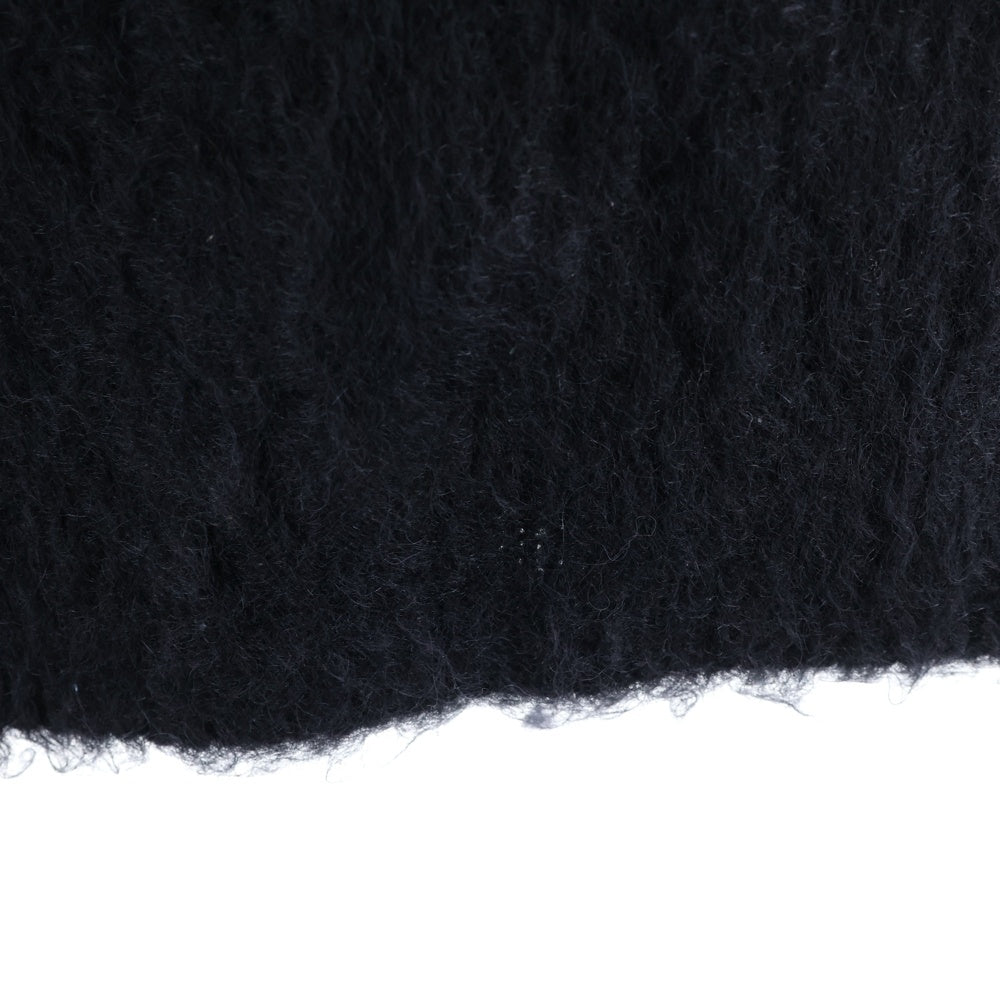 Leh(レー) MOHAIR AND WOOL CARDIGAN モヘアウールカーディガン ブラック LEH-805