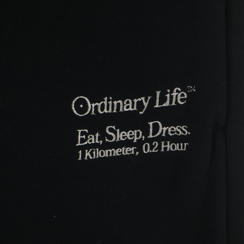 SHINYA KOZUKA(シンヤコズカ) ORDINARY HOME PANTALON 刺繍スウェットパンツ ブラック 2402SK63