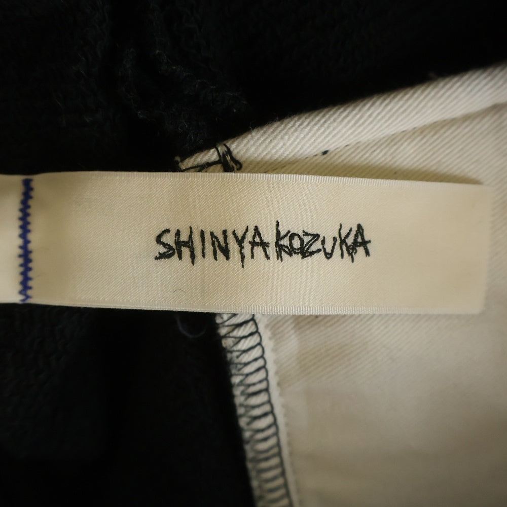 SHINYA KOZUKA(シンヤコズカ) ORDINARY HOME PANTALON 刺繍スウェットパンツ ブラック 2402SK63