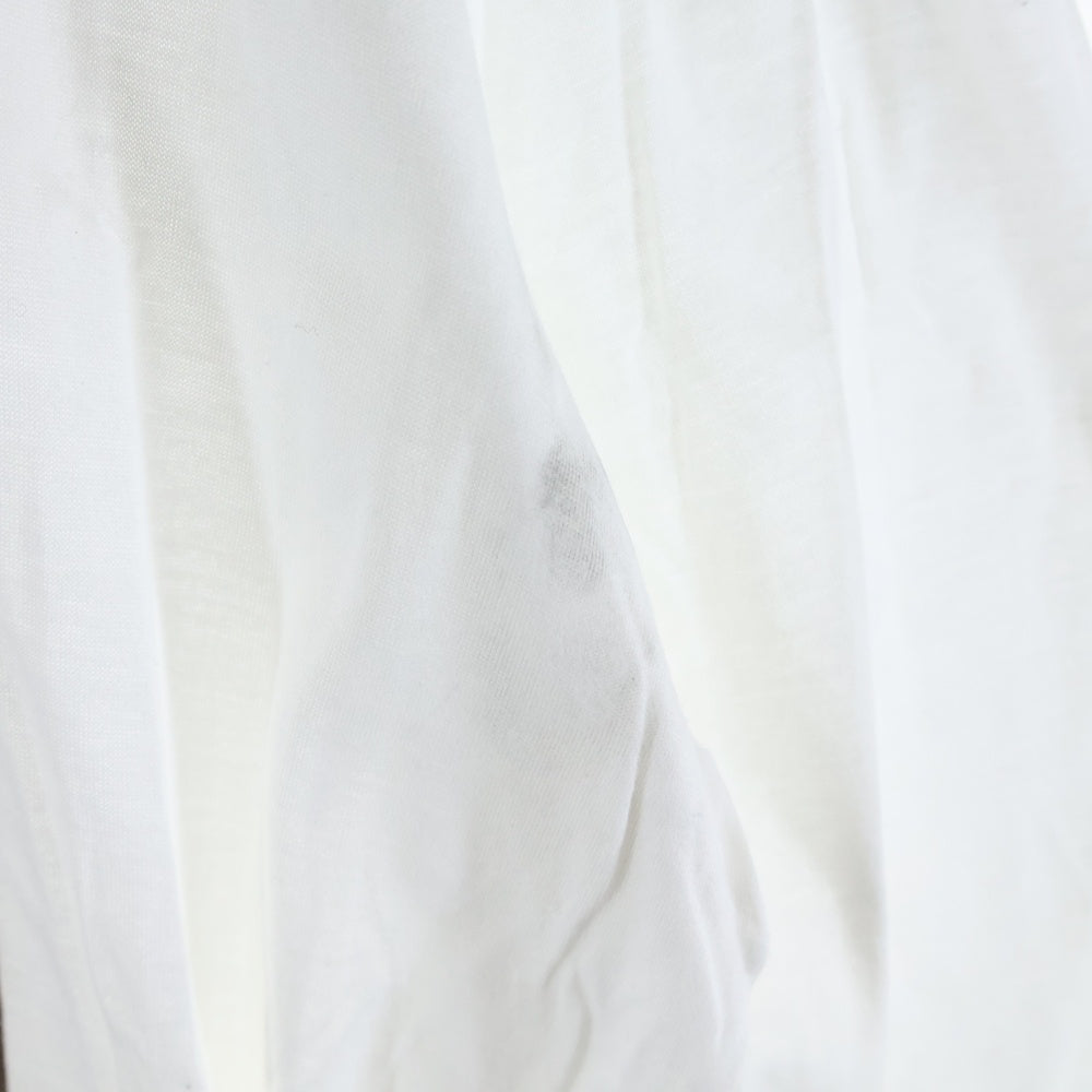 Yohji Yamamoto POUR HOMME(ヨウジヤマモト プールオム) サスペンダー プリント クルーネック長袖Tシャツカットソー ロングスリーブ ロンT ホワイト HT-T24-564