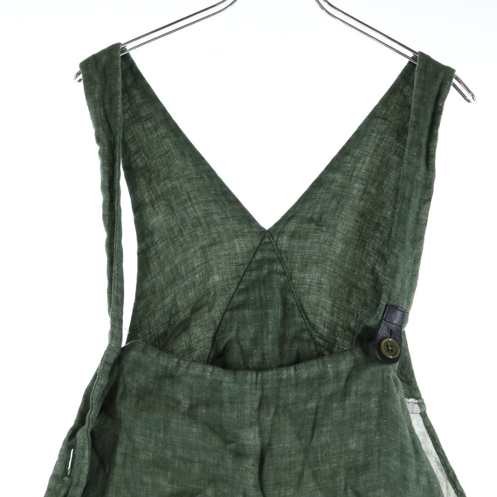 Yohji Yamamoto POUR HOMME(ヨウジヤマモト プールオム) LIN LINEN Overalls リネン オーバーオール グリーン HT-D04-311